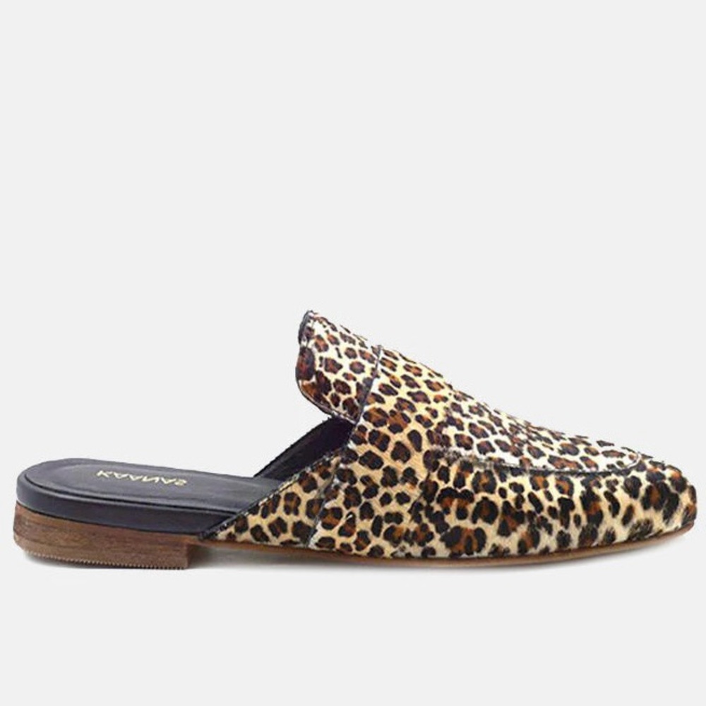 KAANAS Milan Cheetah Loafer Size 7‎